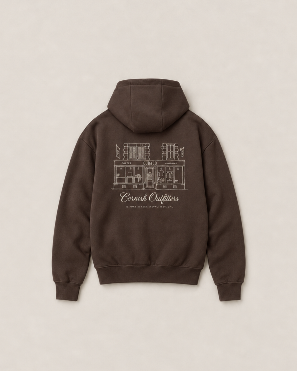 Cubs Cafe Hoodie – Brown
