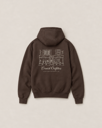 Cubs Cafe Hoodie – Brown