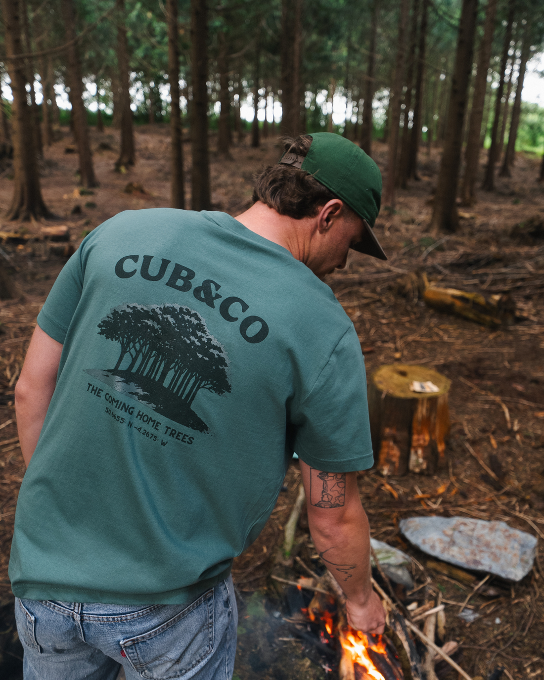 Coming Home T-Shirt - Sage Green