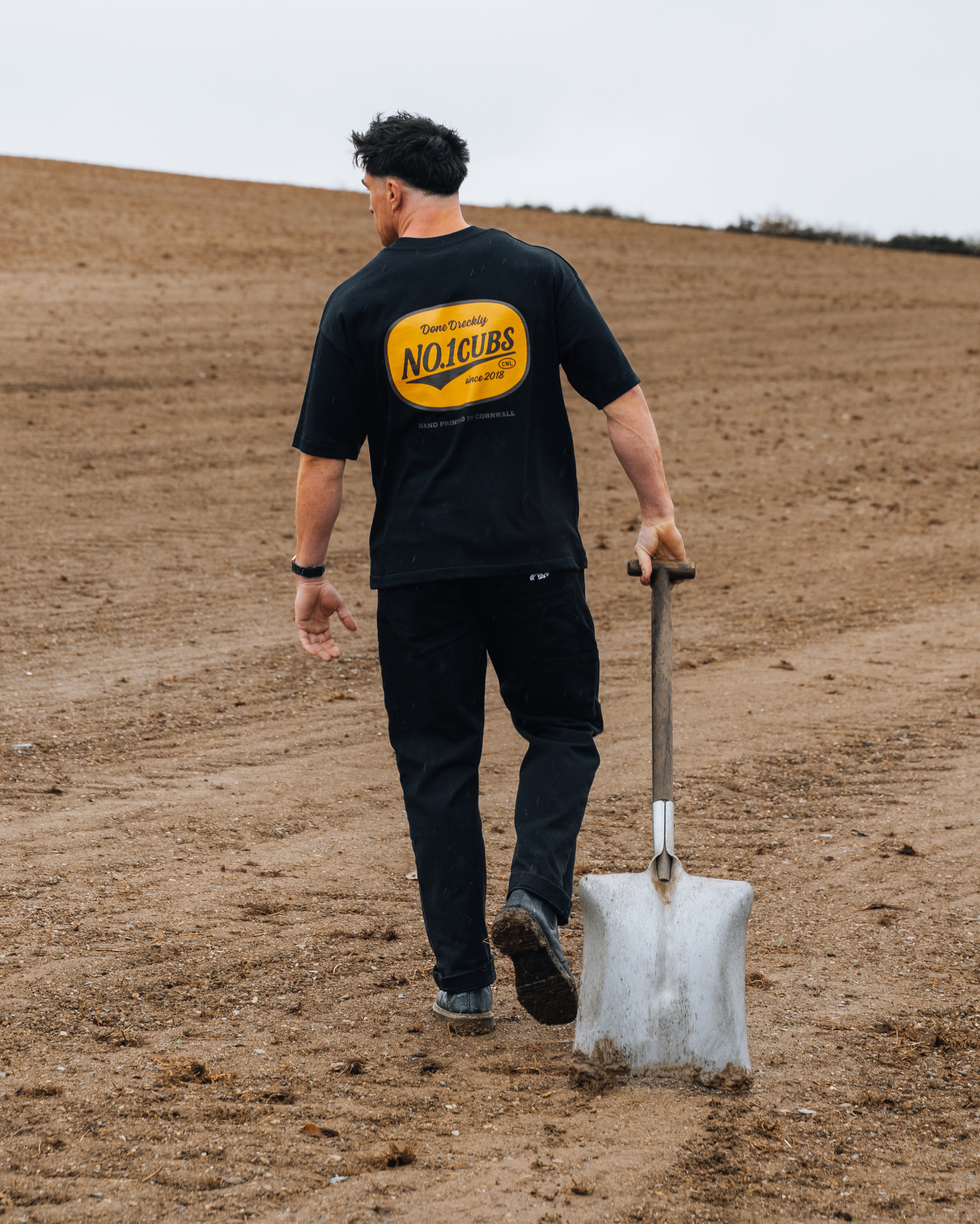 Dreckly Heavyweight Box T-Shirt - Black