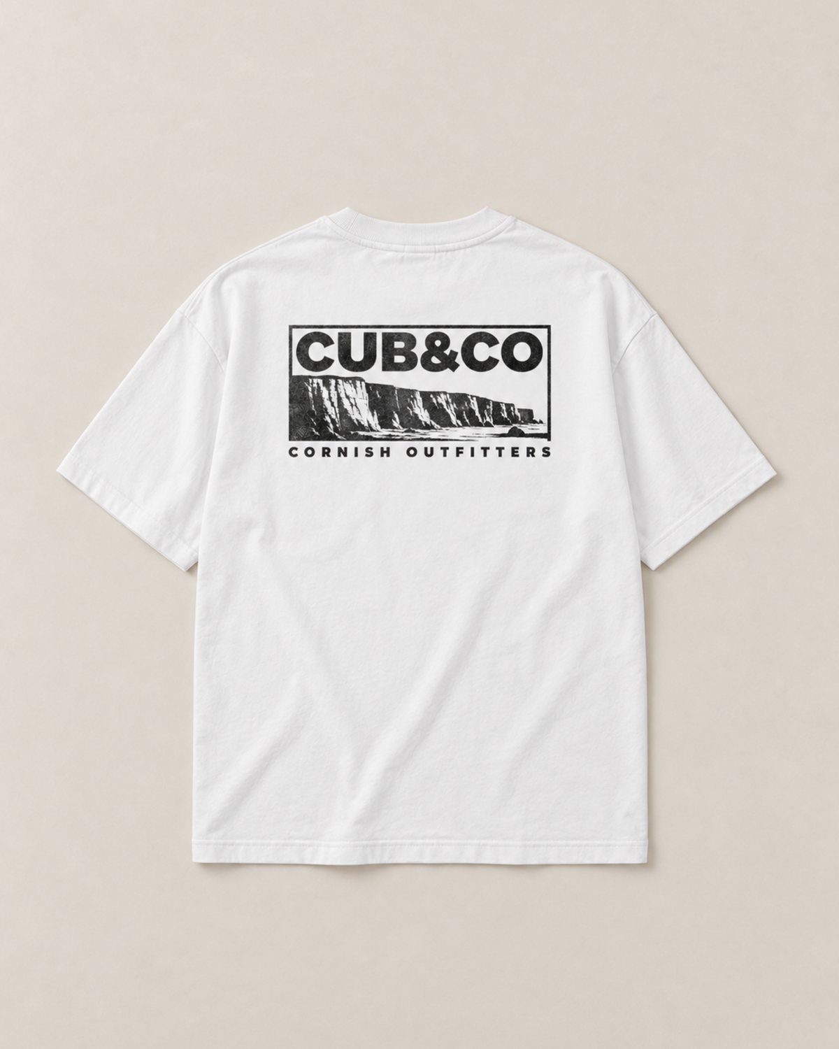 Cornish Coast T-Shirt – White