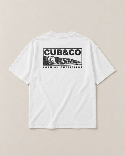 Cornish Coast T-Shirt – White