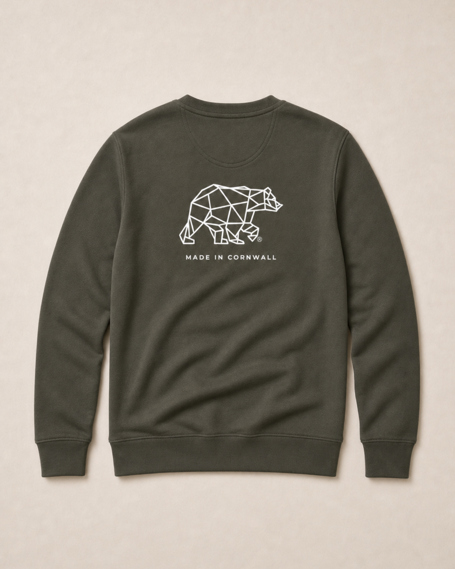 Kids’ Bear Sweatshirt Khaki
