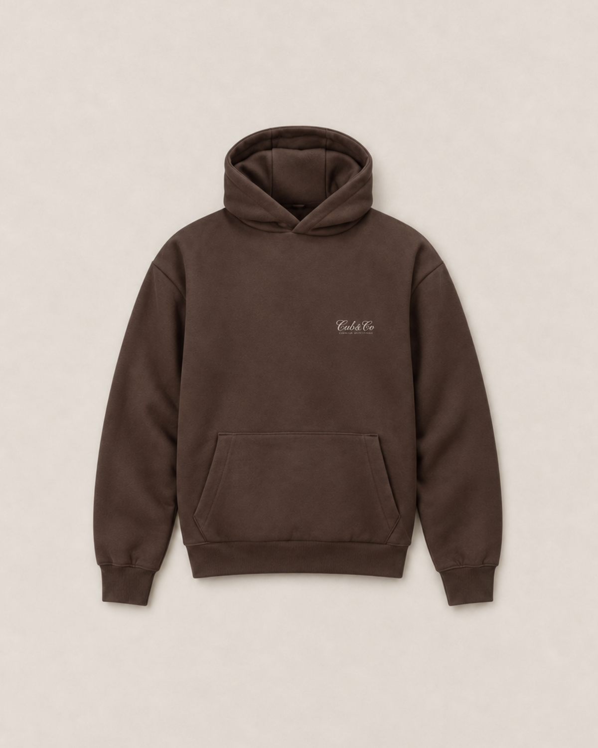 Cubs Cafe Hoodie – Brown
