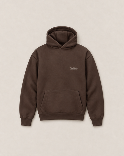 Cubs Cafe Hoodie – Brown