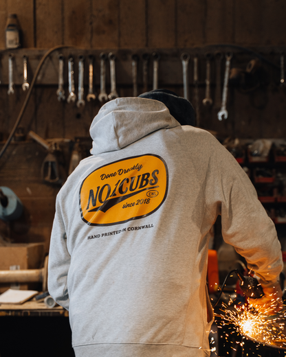 Dreckly Heavyweight Hoodie - Ash Grey