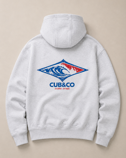 Diamond Heavyweight Hoodie - Ash Grey