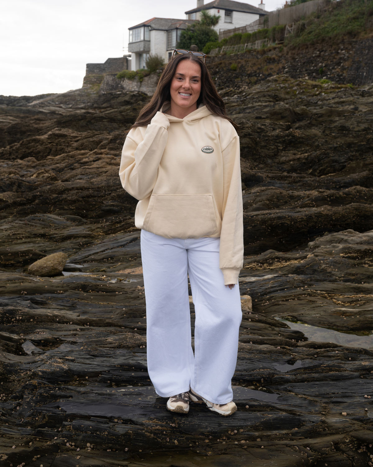 Cub&amp;Co Hoodie – Cream