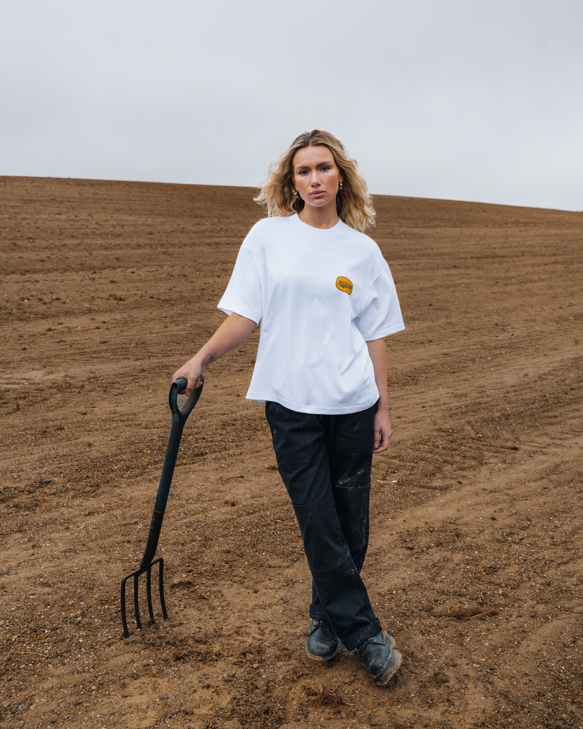 Dreckly Heavyweight Box T-Shirt - White