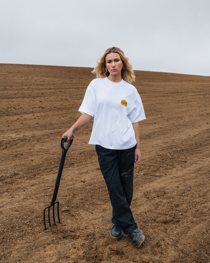 Dreckly Heavyweight Box T-Shirt - White