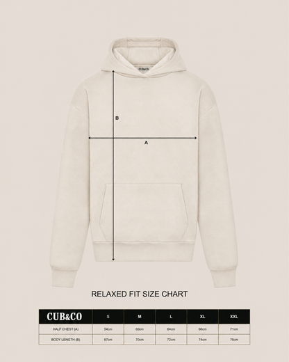 Cub&amp;Co Heritage Oval Hoodie – Cream