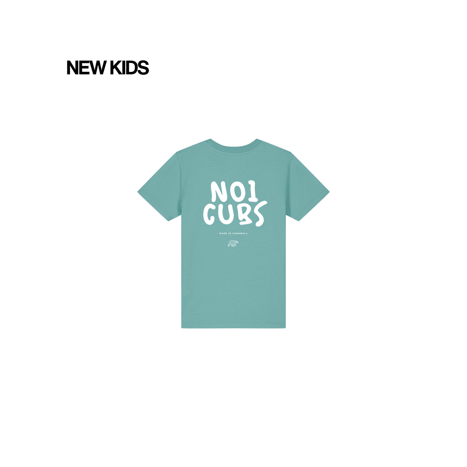 Teal t-shirt with &