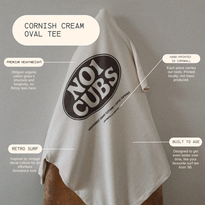 Oval Heavyweight Box T-Shirt - Cornish Cream