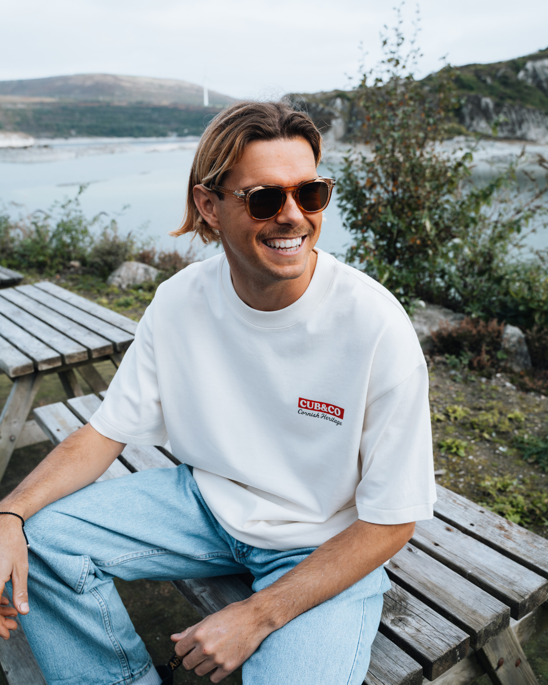 Chough Heavyweight Box T-Shirt – Cornish Cream