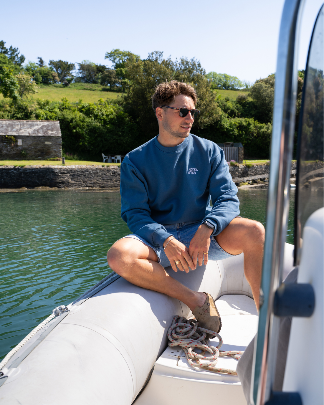 Polybear Heavyweight Sweatshirt -  Vintage Blue
