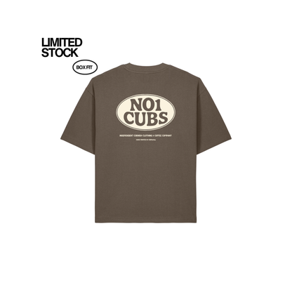 Oval Heavyweight Box T-Shirt - Brown
