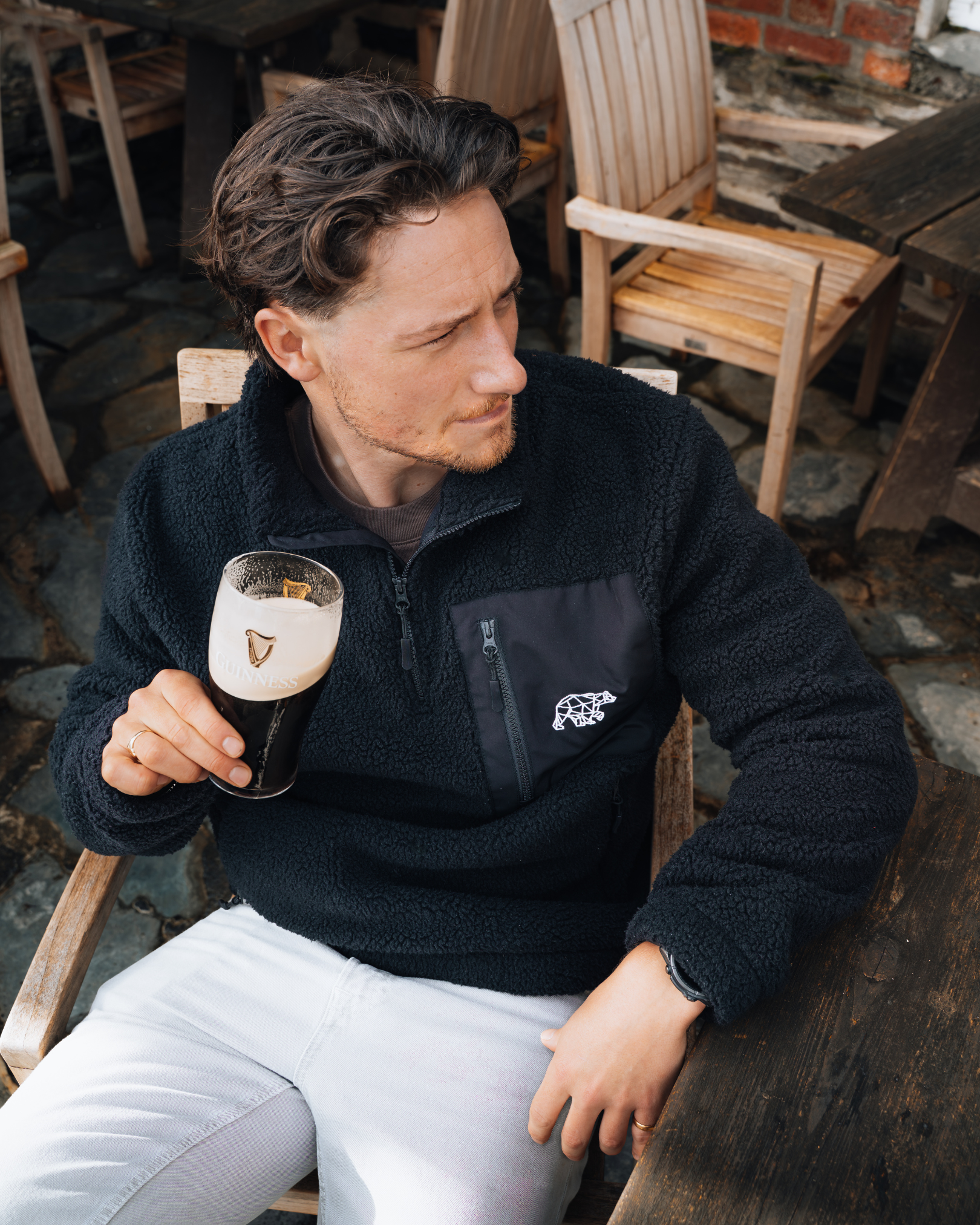 Polybear Sherpa Fleece - Black