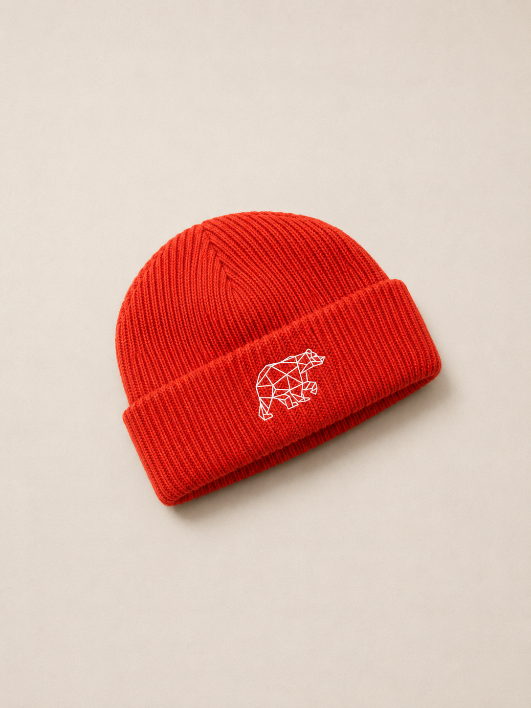 Polybear Red Beanie