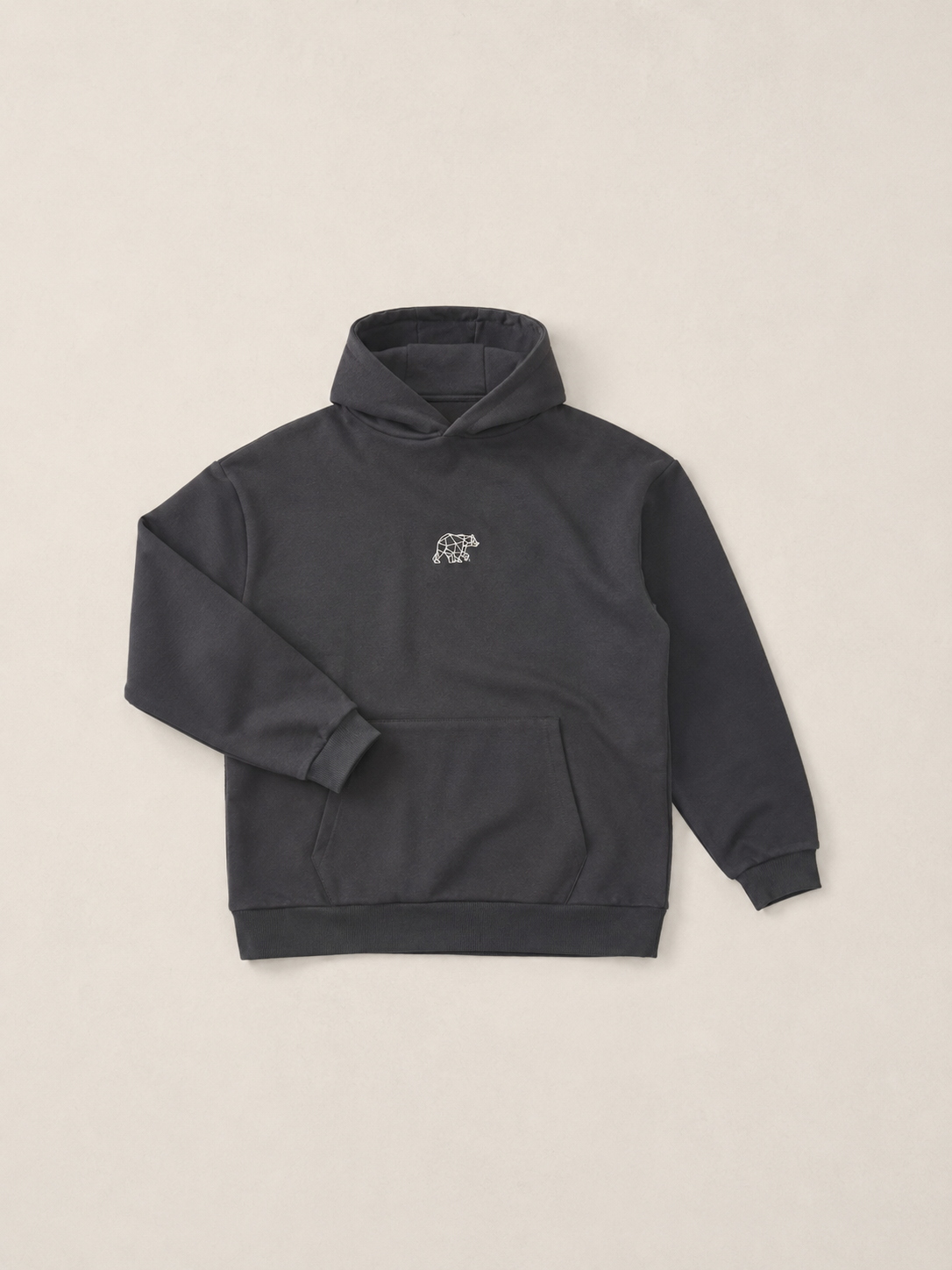 Bear Basic Heavyweight Hoodie - Slate Grey