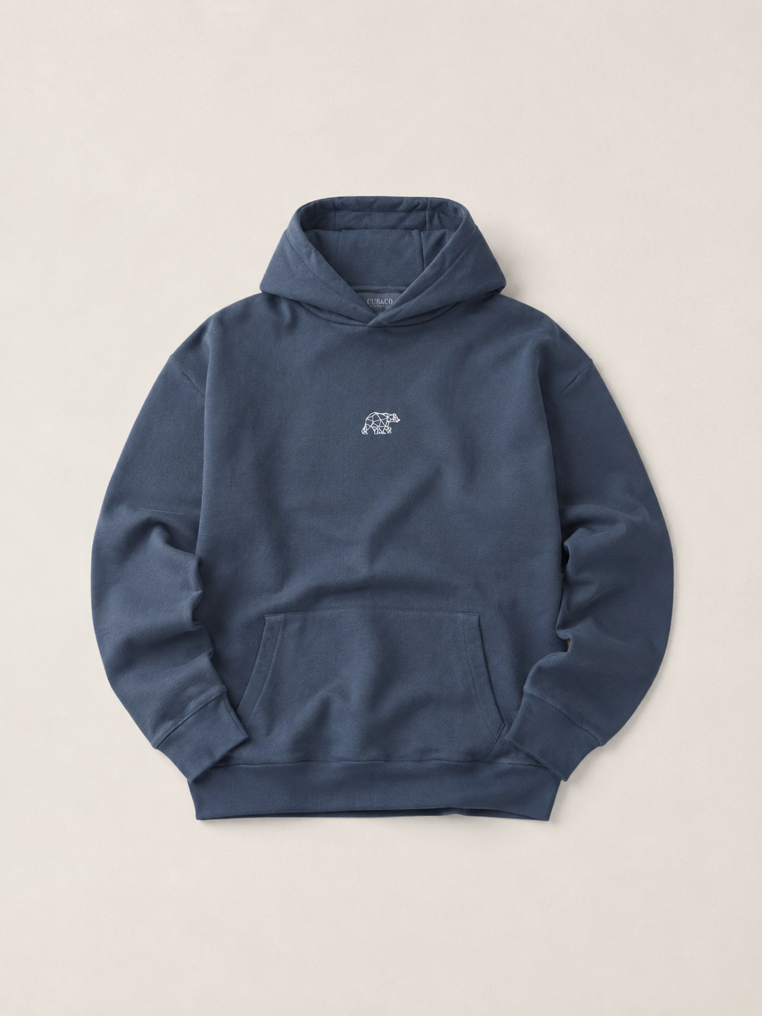 Bear Basic Heavyweight Hoodie - Vintage Blue