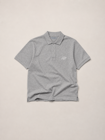 Polybear Polo Shirt - Heather Grey