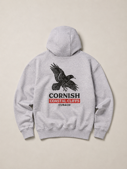 Chough Heavyweight Hoodie - Ash Grey