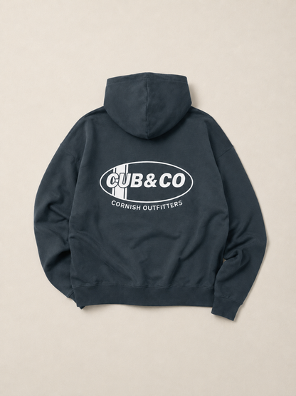 Oval Hoodie - Ink Grey