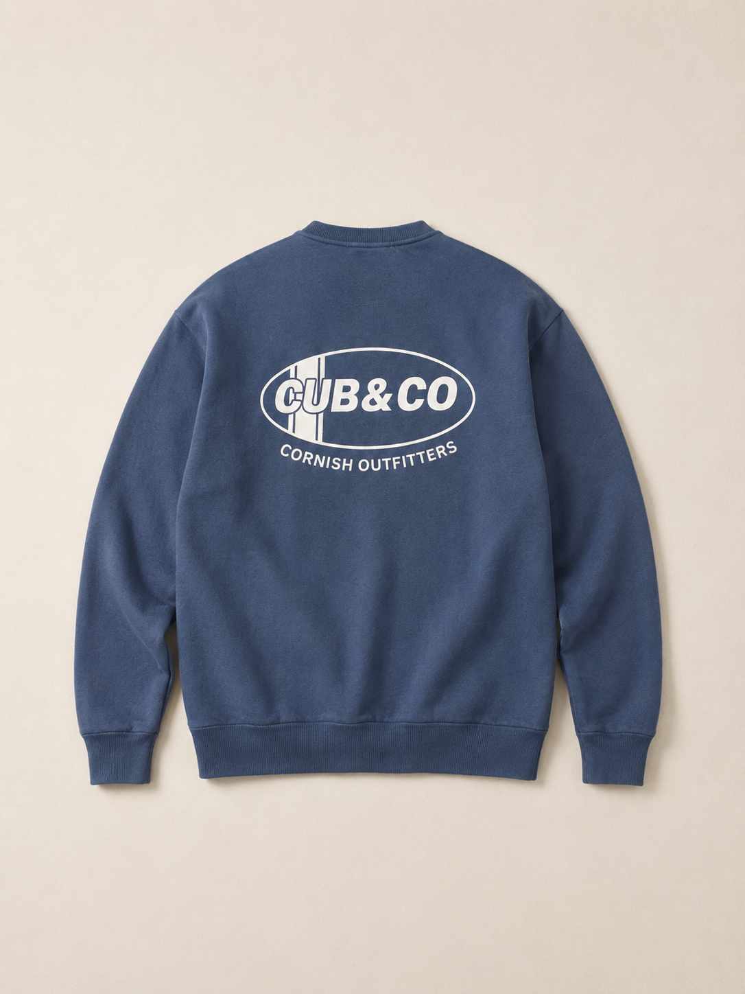 Oval Heavyweight Sweatshirt - Vintage Blue