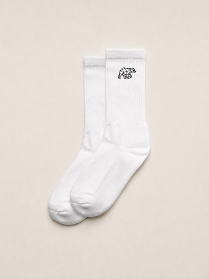 Polybear White Socks