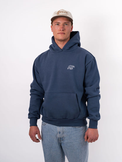 Polybear Heavyweight Hoodie - Vintage Blue