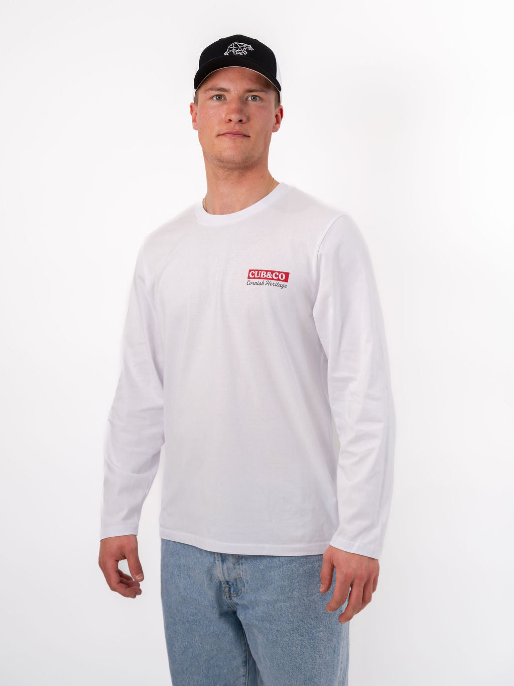 Chough Long Sleeve T-Shirt - White
