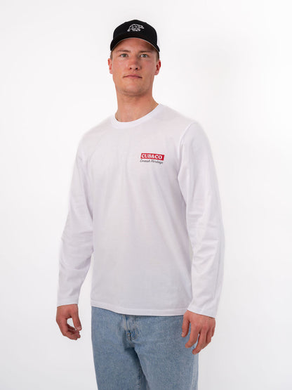 Chough Long Sleeve T-Shirt - White