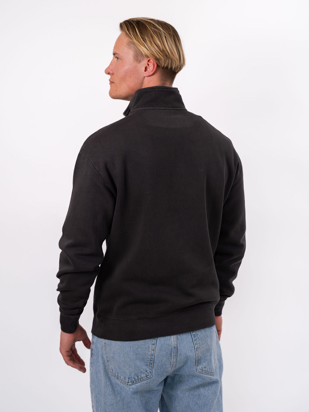 Bear Essentials  Washed Black Quarter Zip