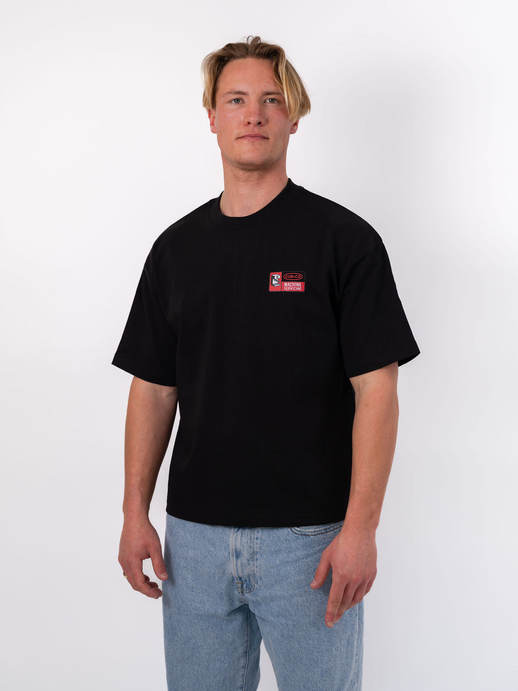 Maintenance Heavyweight Box T-Shirt - Black