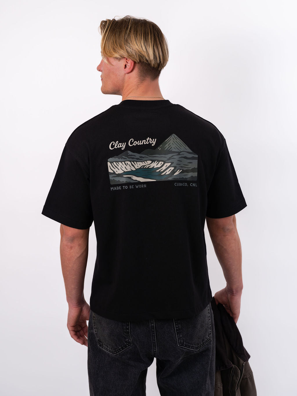 Clay Country Heavyweight Box T-Shirt - Black