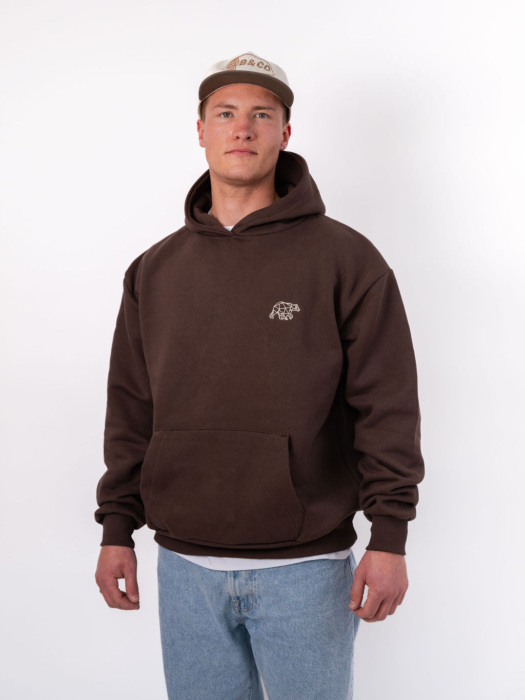 Polybear Heavyweight Hoodie - Brown
