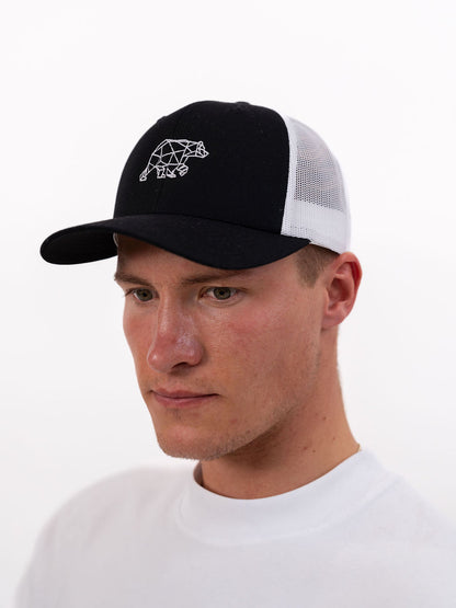 Cubs polybear trucker (white/black)
