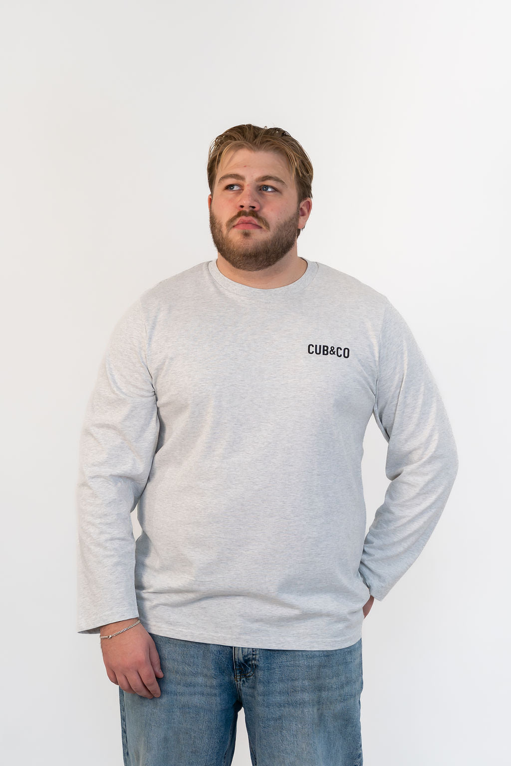 Outfitters Long Sleeve T-Shirt - Ash Grey
