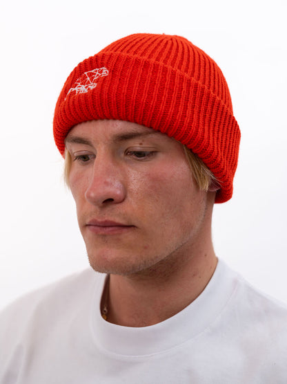 Polybear Red Beanie