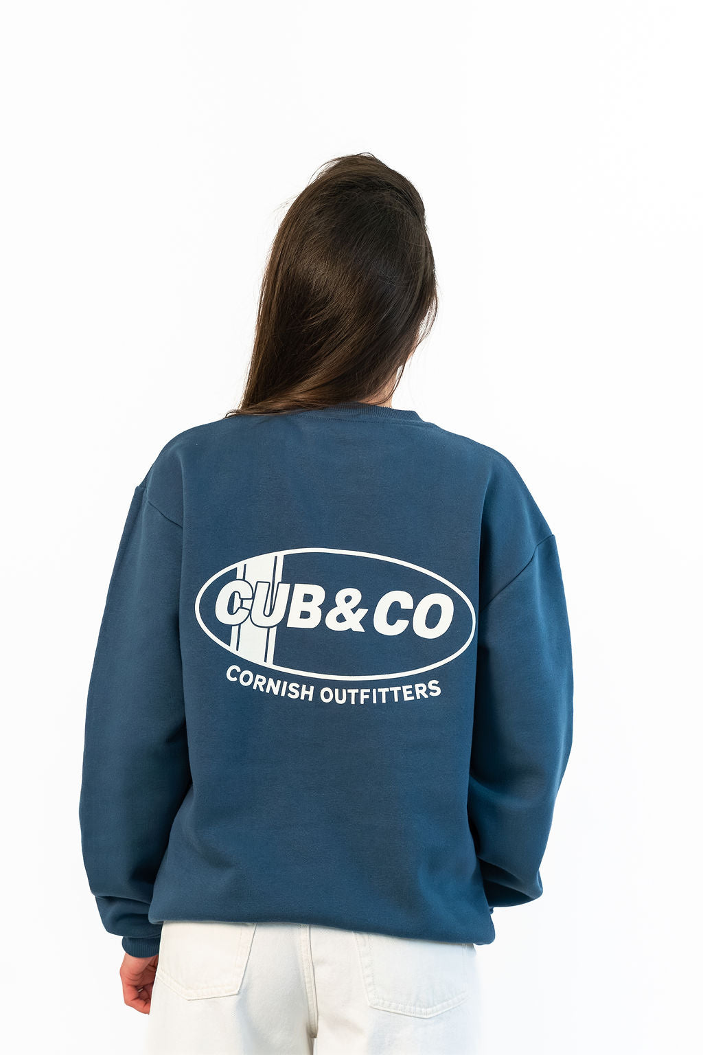 Oval Heavyweight Sweatshirt - Vintage Blue