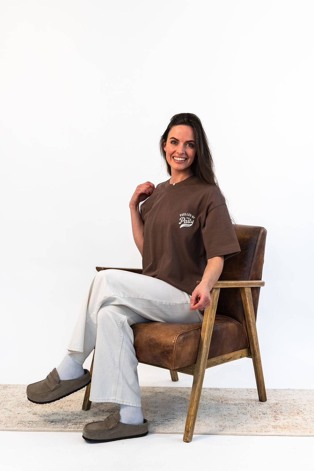 Pasty Heavyweight Box T-Shirt - Brown