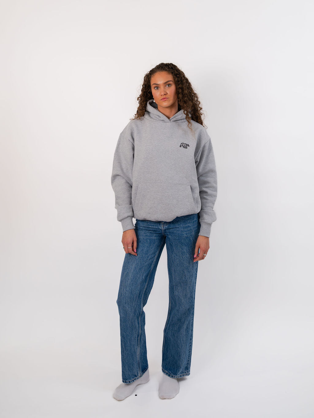 Polybear Heavyweight Hoodie - Heather Grey