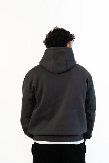 Bear Basic Heavyweight Hoodie - Slate Grey