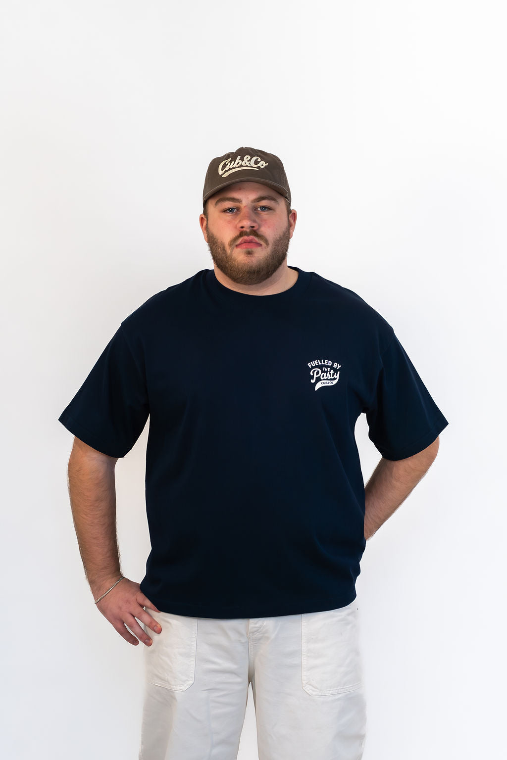 Pasty Heavyweight Box T-Shirt - Navy