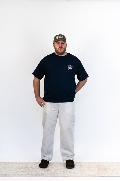 Pasty Heavyweight Box T-Shirt - Navy