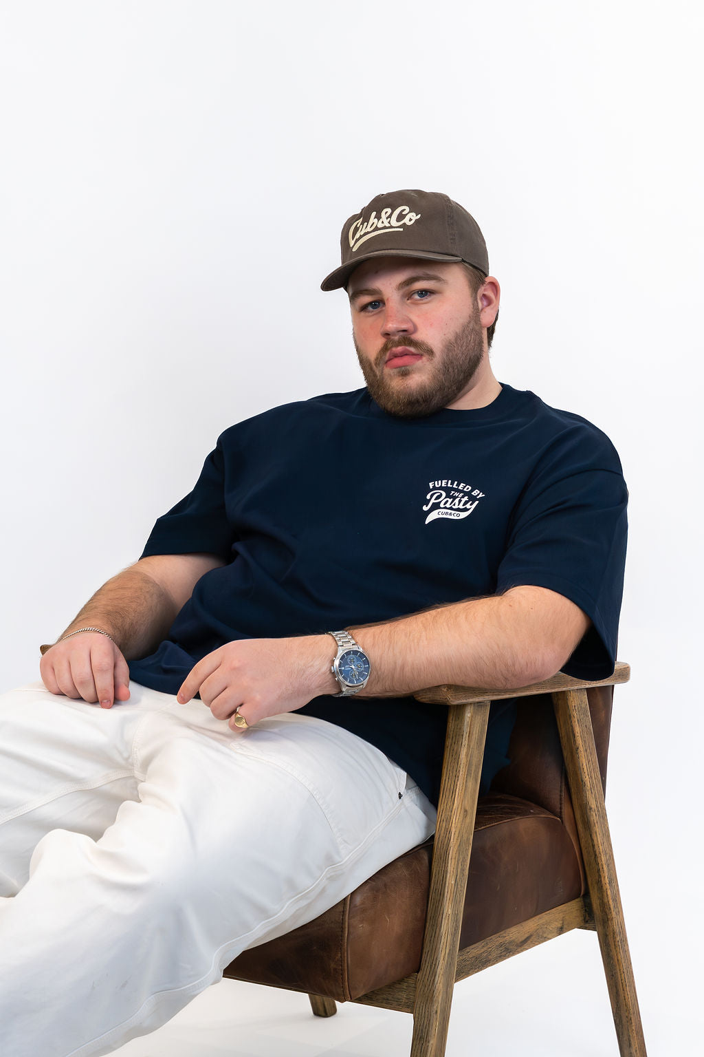 Pasty Heavyweight Box T-Shirt - Navy