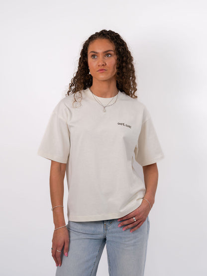 Café Cubs Heavyweight Box T-Shirt - Cornish Cream