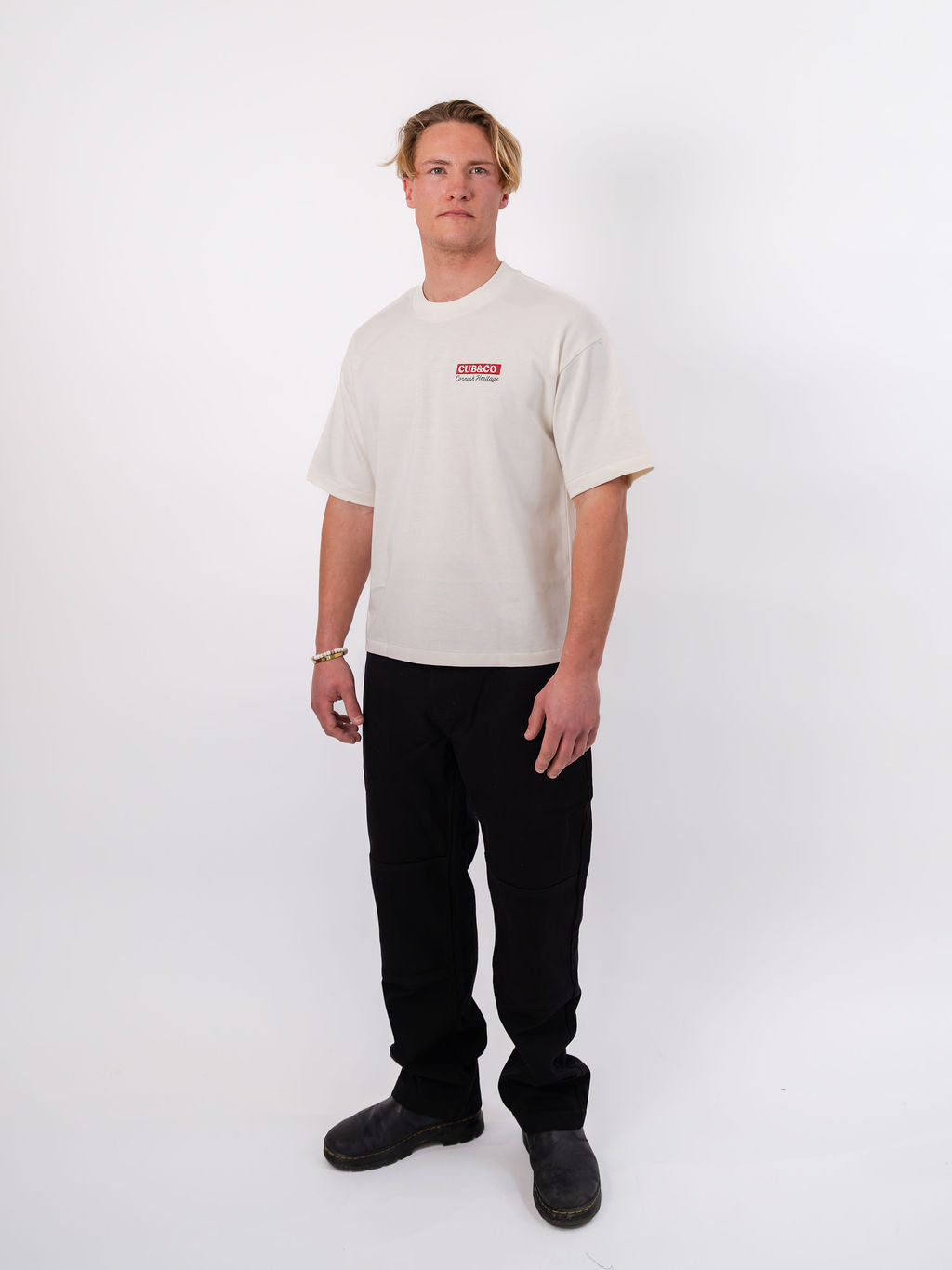Chough Heavyweight Box T-Shirt – Cornish Cream