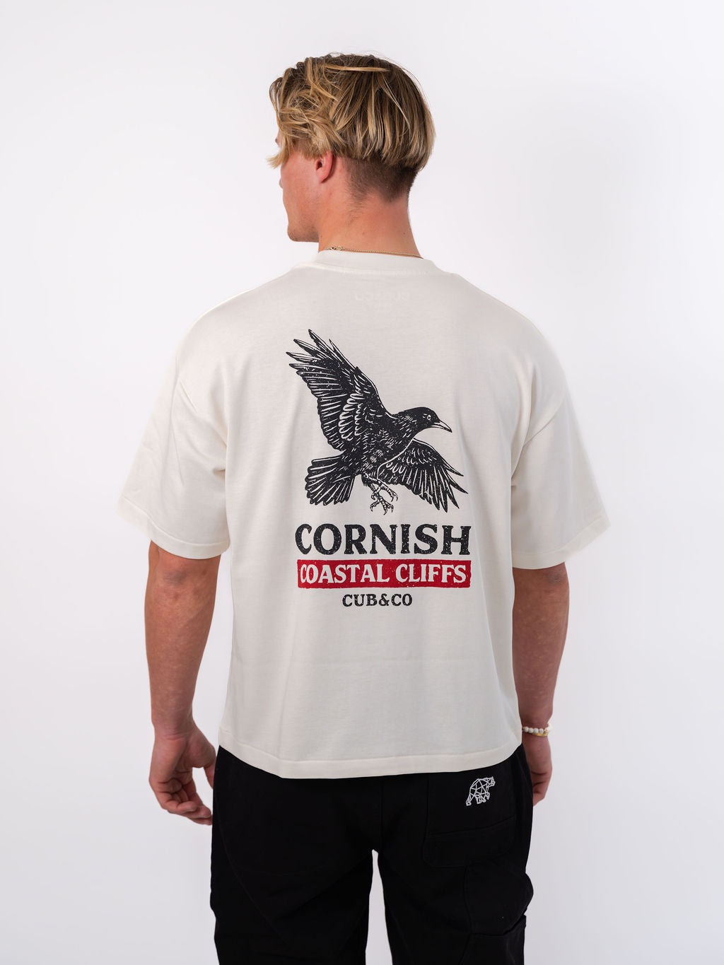 Chough Heavyweight Box T-Shirt – Cornish Cream