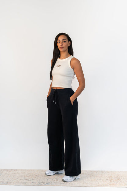 Bear Basic Ribbed Vest - Cream